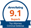 Avvo Rating 9.1 Superb | Top Attorney Criminal Defense